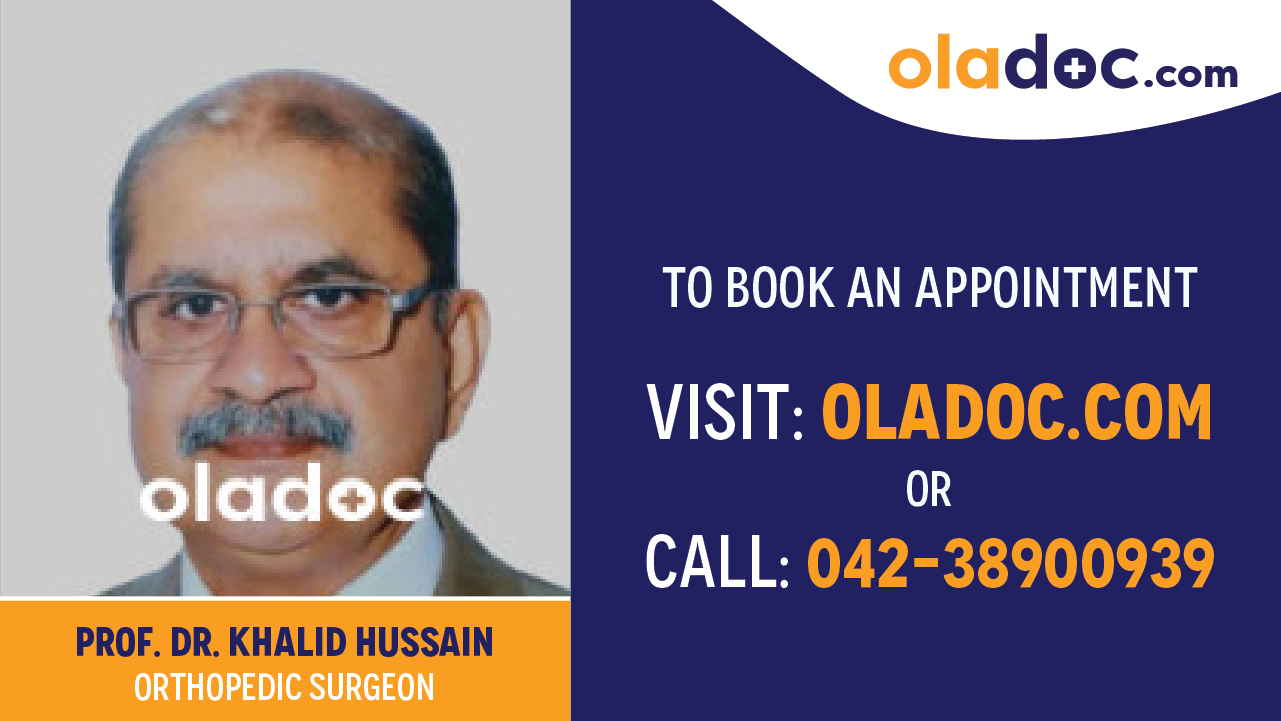 Book appointment with Dr.Khalid Hussain-best Orthopedic Surgeon in Lahore
